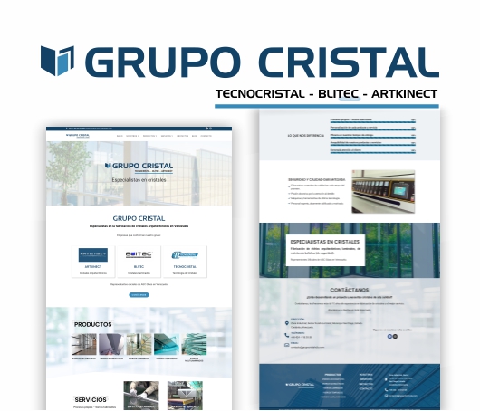 Sitio web de Grupo Cristal